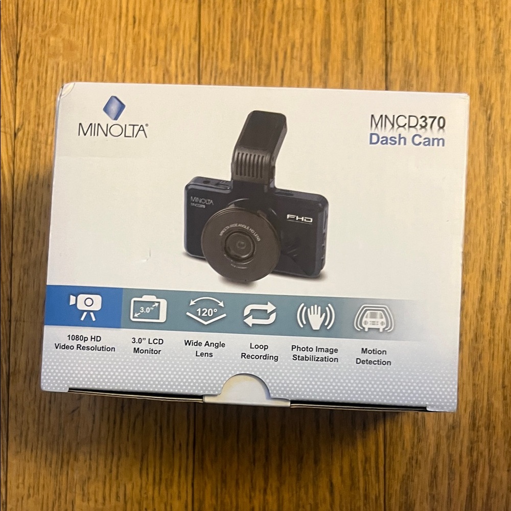 Minolta MNCD37Q Black Dash Cam